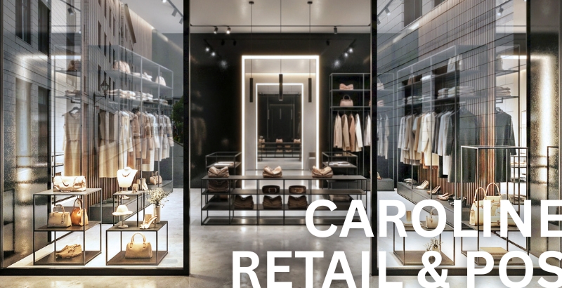 CAROLINE Retail & POS – modulare Einrichtungslösungen für den Einzelhandel.